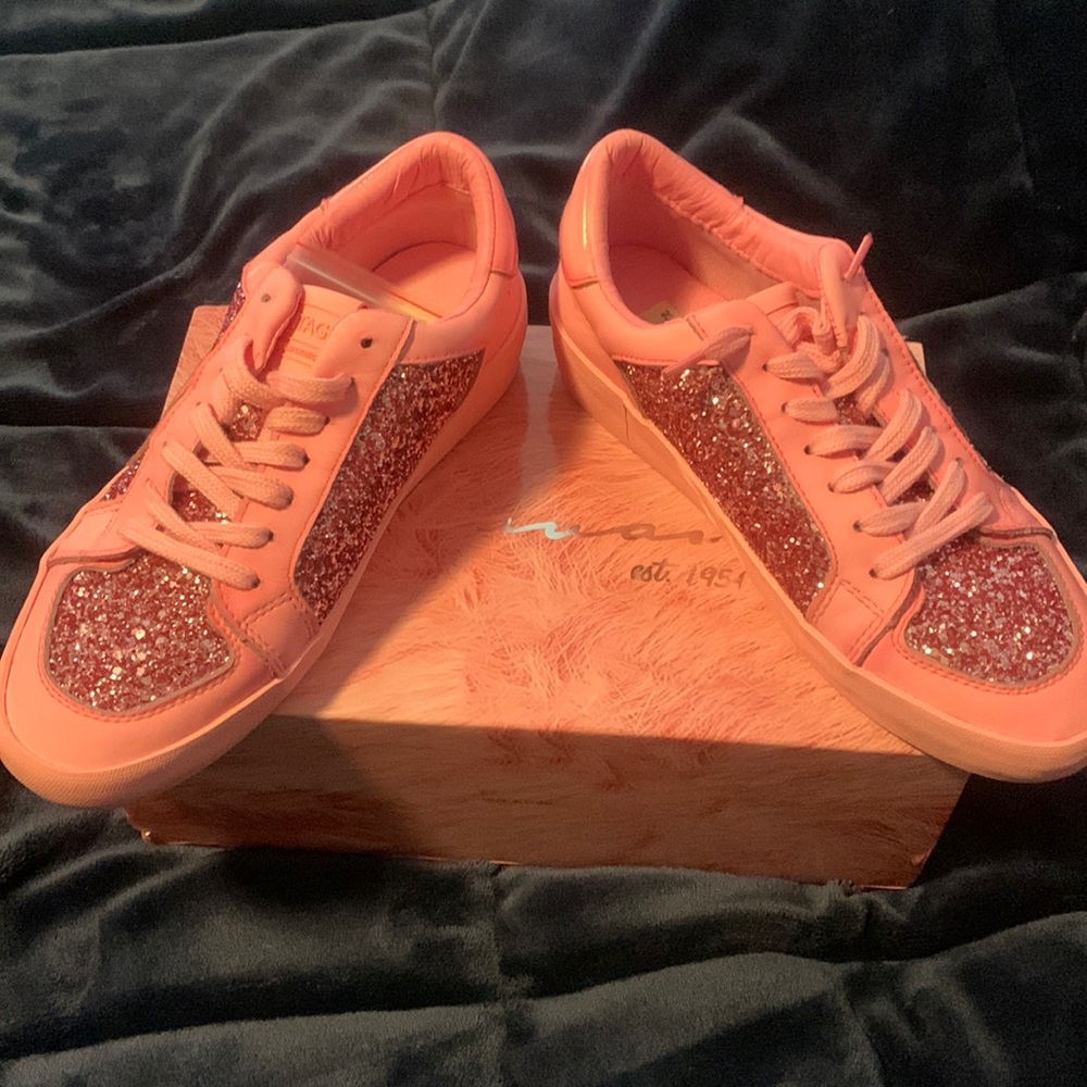 Vintage Havana sparkly pink sneakers